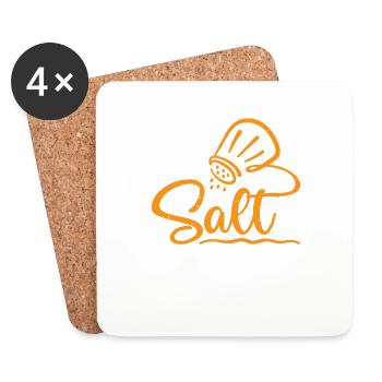 I Put Salt On My Salt 13 - Coasters (set of 4) - white - Front