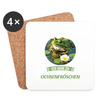Bullfrogs Bullfrog - Coasters (set of 4) - white - Front
