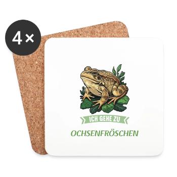 Bullfrogs Bullfrog - Coasters (set of 4) - white - Front