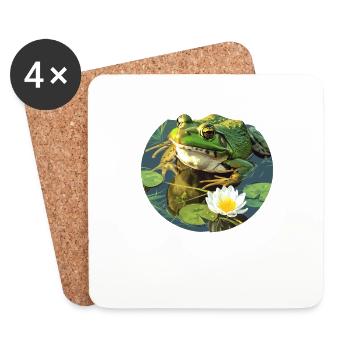 Bullfrogs Bullfrog - Coasters (set of 4) - white - Front