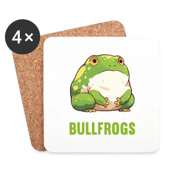 Bullfrogs Bullfrog - Coasters (set of 4) - white - Front