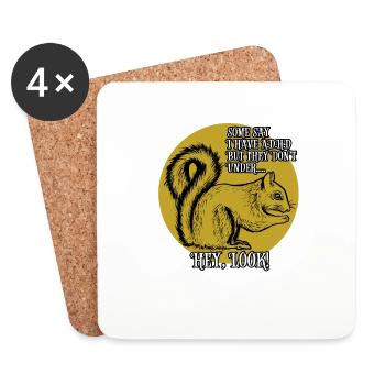 Some Say I Have ADHD But They Don't Under Pun - Coasters (set of 4) - white - Front