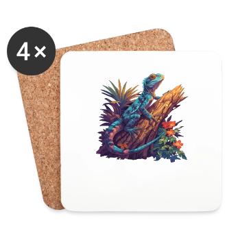 Agamen Agame - Coasters (set of 4) - white - Front