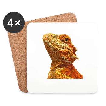 Agamen Agame - Coasters (set of 4) - white - Front