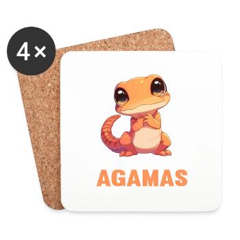 Agamen Agame - Dessous de verre (lot de 4) - blanc - Devant