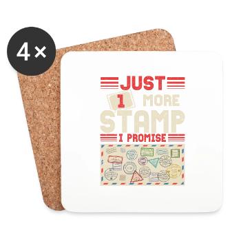 Endless Collection: One More Stamp, Always - Coasters (set of 4) - white - Front