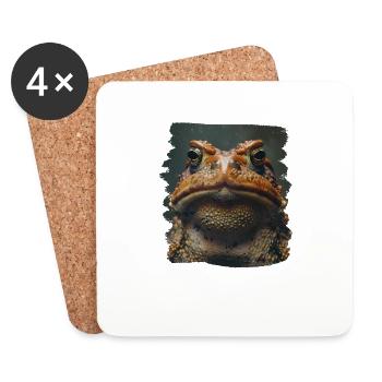 Toad Toads Toad - Coasters (set of 4) - white - Front