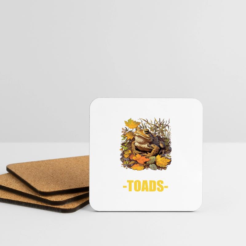 Toad Toads Toad Coasters (set of 4)