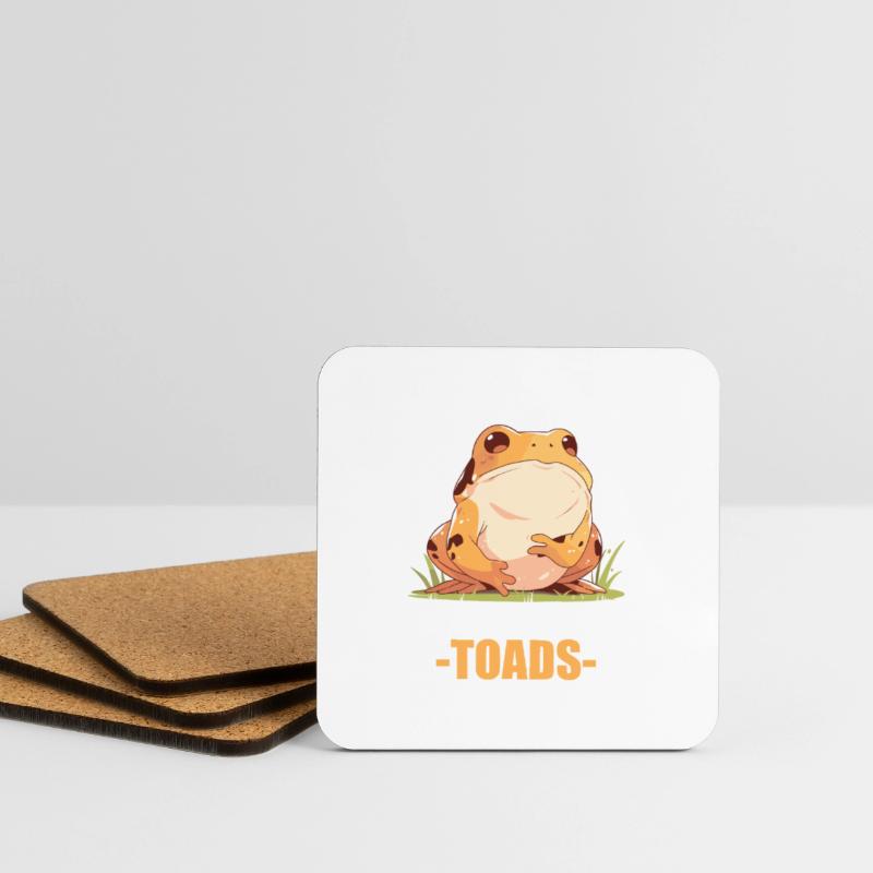 Toad Toads Toad Coasters (set of 4)