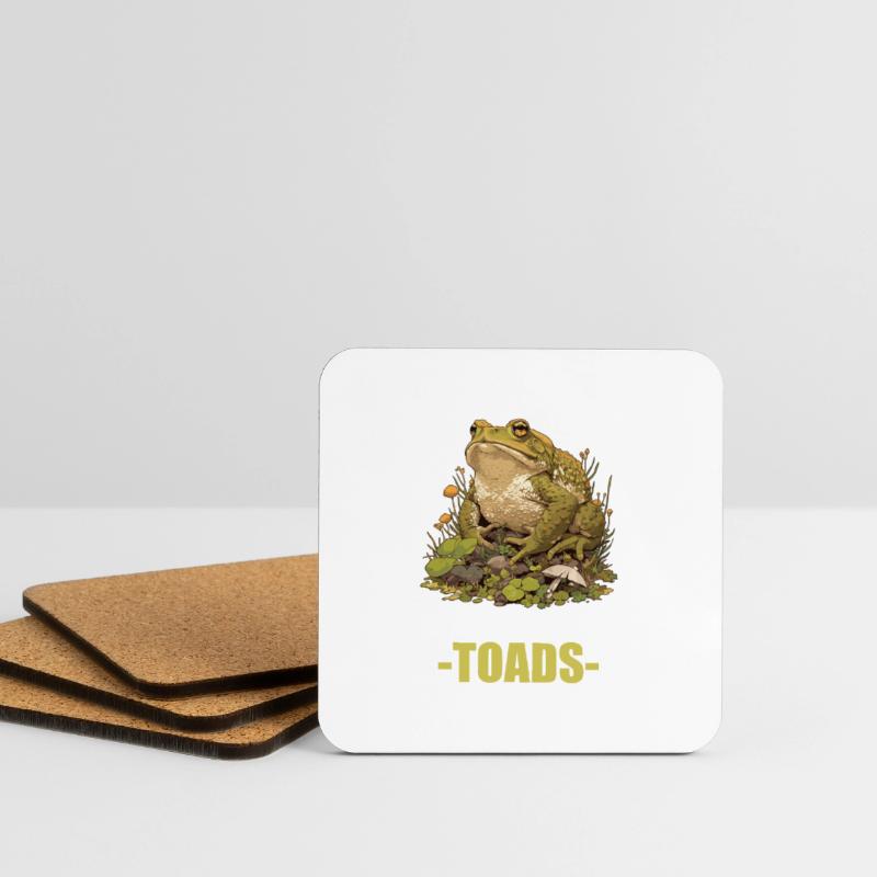 Toad Toads Toad Coasters (set of 4)