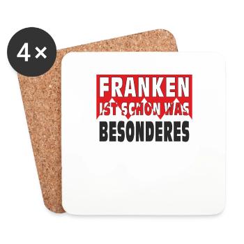 FRANCONIA IS SOMETHING SPECIAL - Coasters (set of 4) - white - Front