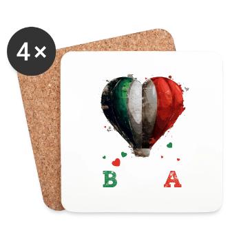 Ciao Bella - Coasters (set of 4) - white - Front