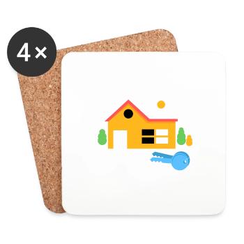 Call Me Mr. Homeowner - Untersetzer (4er-Set) - Weiß - Vorne