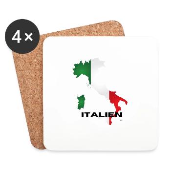 Italy - Coasters (set of 4) - white - Front