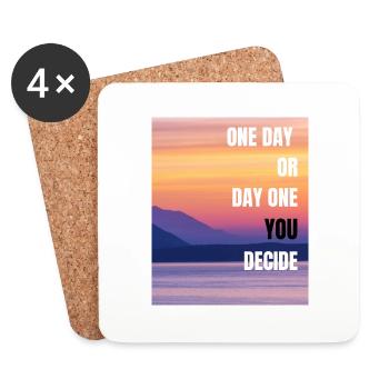 Deside - Coasters (set of 4) - white - Front