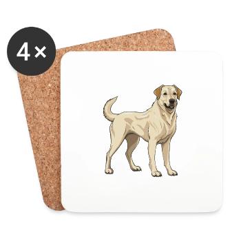 Kangal Hund Tier - Untersetzer (4er-Set) - Weiß - Vorne