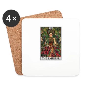 Carte de tarot L’impératrice L’impératrice - Dessous de verre (lot de 4) - blanc - Devant
