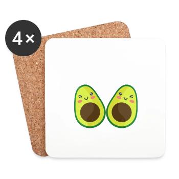 I Just Really Like Avocados Ok Avocado - Coasters (set of 4) - white - Front