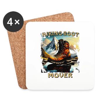 HIKING BOOT MOVER - Coasters (set of 4) - white - Front