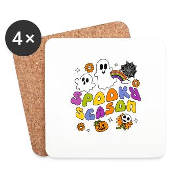 Spooky Season - Coasters (set of 4) - white - Front
