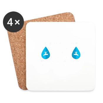 Earth Day Climate Change Awareness - Untersetzer (4er-Set) - Weiß - Vorne