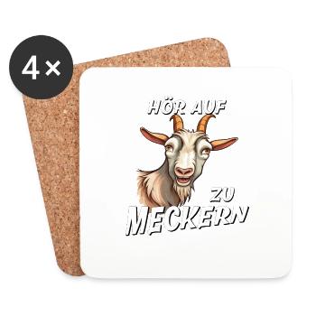 GOAT STOP COMPLAINING - Coasters (set of 4) - white - Front