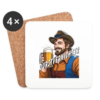 MAN Beer - Coasters (set of 4) - white - Front