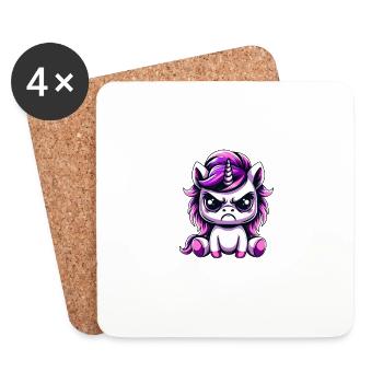 It's a beautiful day to leave me alone - Coasters (set of 4) - white - Front