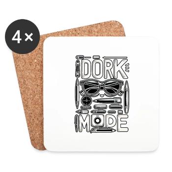 Dork Mode 6 - Untersetzer (4er-Set) - Weiß - Vorne