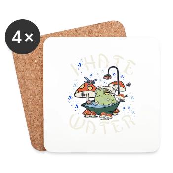 Water Saying - Coasters (set of 4) - white - Front