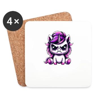 Team Grantig - Coasters (set of 4) - white - Front