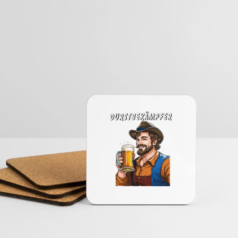 MANN Bier DURSTBEKÄMPFER Untersetzer (4er-Set)
