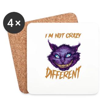 I'm Not Crazy, My Reality Is Just Different 33 - Untersetzer (4er-Set) - Weiß - Vorne