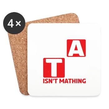 The Math Isn't Mathing 6 - Untersetzer (4er-Set) - Weiß - Vorne