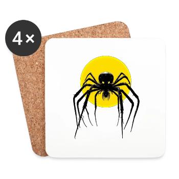 Spider - Untersetzer (4er-Set) - Weiß - Vorne