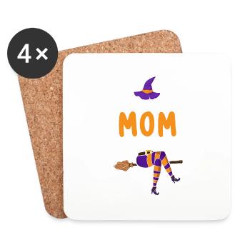 Je suis la maman sorcière - Dessous de verre (lot de 4) - blanc - Devant