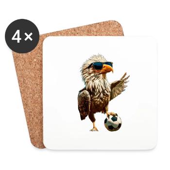 Eagle - Coasters (set of 4) - white - Front