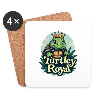 TURTLE - Coasters (set of 4) - white - Front