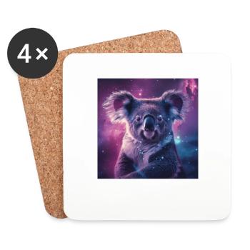 Koala - Untersetzer (4er-Set) - Weiß - Vorne