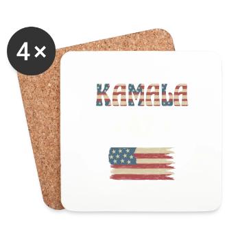 47 kamala - Untersetzer (4er-Set) - Weiß - Vorne