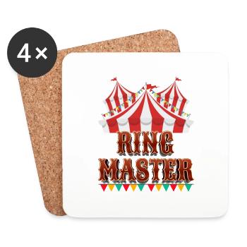 Circus - Coasters (set of 4) - white - Front