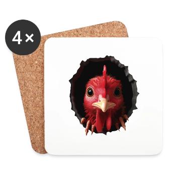 Turkey - Coasters (set of 4) - white - Front