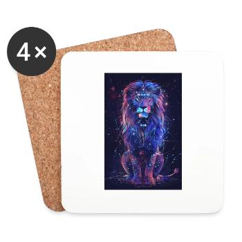 Pisces - Coasters (set of 4) - white - Front