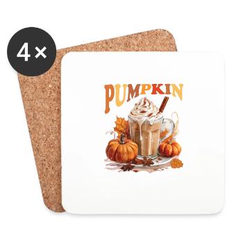 I Sweat Pumpkin Spice - Untersetzer (4er-Set) - Weiß - Vorne