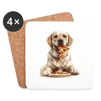 Labrador Retriever - Coasters (set of 4) - white - Front