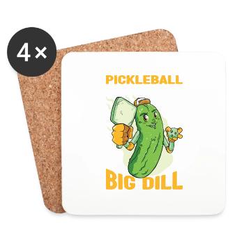 Pickleball It's Kind Of A Big Dill 7 - Untersetzer (4er-Set) - Weiß - Vorne