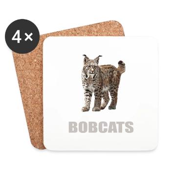 Bobcats Rotluchse Rotluchs Luchs - Untersetzer (4er-Set) - Weiß - Vorne