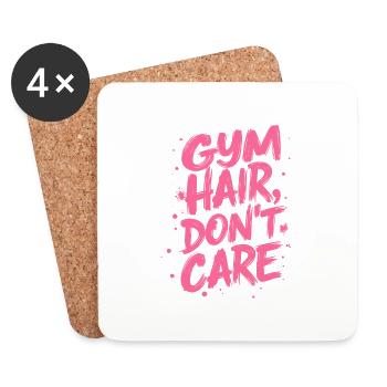 GYM HAIR - Coasters (set of 4) - white - Front