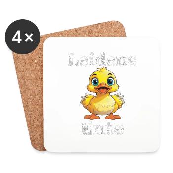 Leiden's Duck - Coasters (set of 4) - white - Front