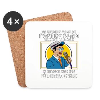 IF YOU DON'T LIKE PETRY SLAM - Coasters (set of 4) - white - Front